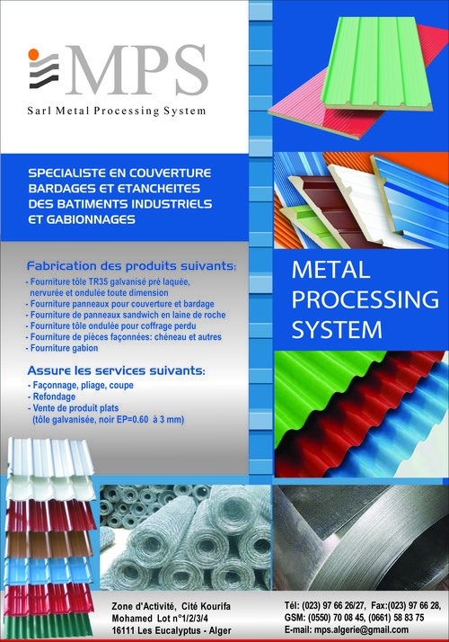 Metal Processing System,Sarl