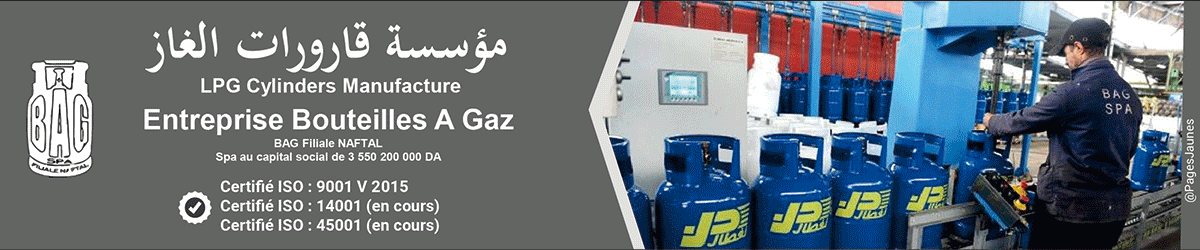 ENTREPRISE DE BOUTEILLES À GAZ