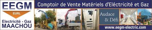 EEGM MAACHOU+COMPTOIR DE VENTE MATÉRIELS D'ELECTRICITÉ & GAZ,EURL