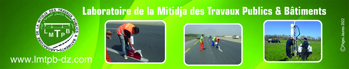 LABORATOIRE DE LA MITIDJA DES TRAVAUX PUBLICS & BÂTIMENTS, SARL