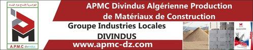 APMC DIVINDUS+ALGÉRIENNE PRODUCTION DE MATÉRIAUX DE CONSTRUCTION